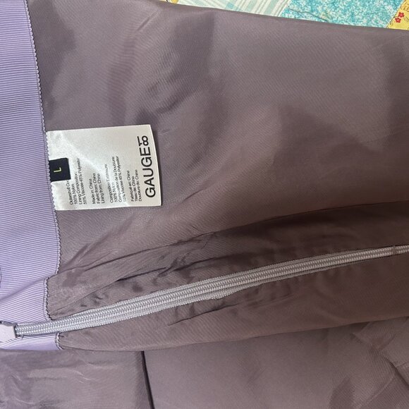 Gauge 81 Kailua Sequin Mini Skirt in Lavender Purple Sheen - Picture 4 of 8